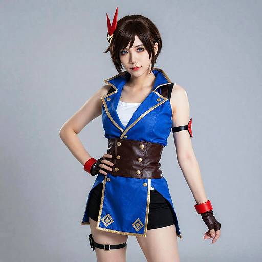 Nina Tekken Cosplay Pose