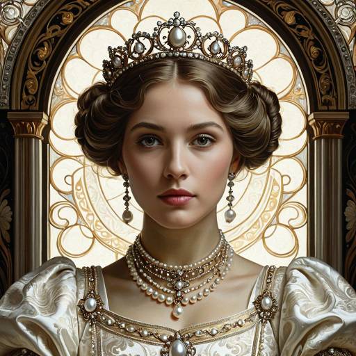 Refined Renaissance Noblewoman Portrait