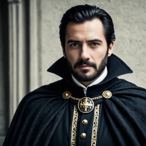 Man in European King Costume