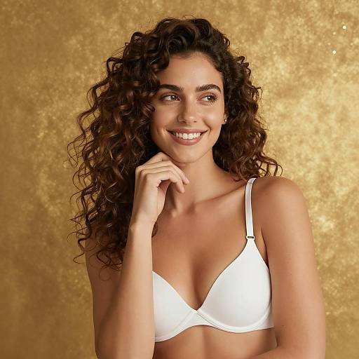 Elegant Portrait of a Smiling Woman