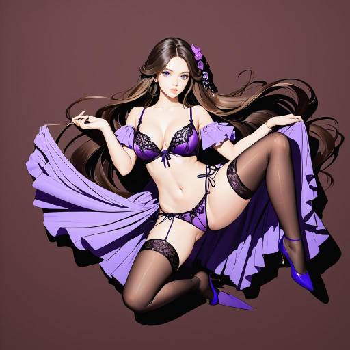 Regal Woman Posed in Lingerie Regal Woman Posed in Lingerie