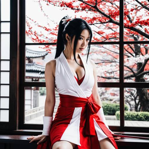Seductive Mai Shiranui Cosplay Outfit Design