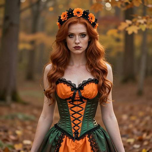 Photorealistic Halloween Costume Portrait