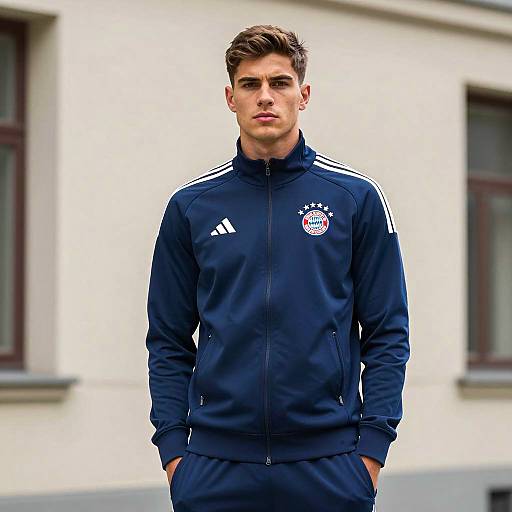 Young man in Bayern Munich tracksuit