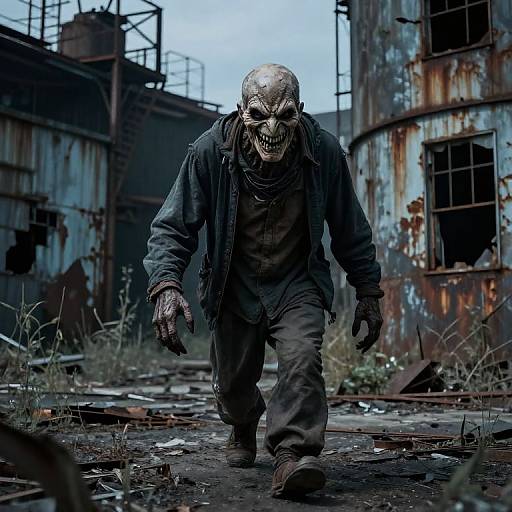 Ohio Grimace in Dystopian Industrial