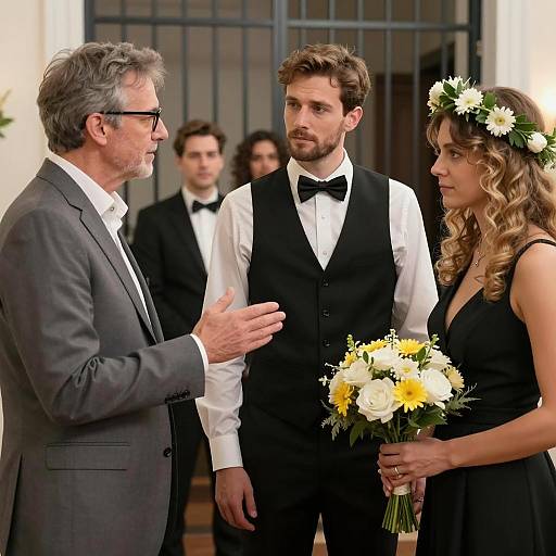 Captivating Scene of Interaction in a Room