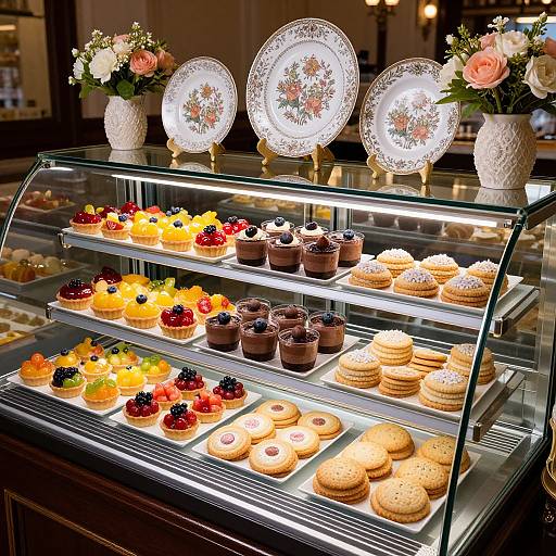 Elegant Dolci Desserts Display