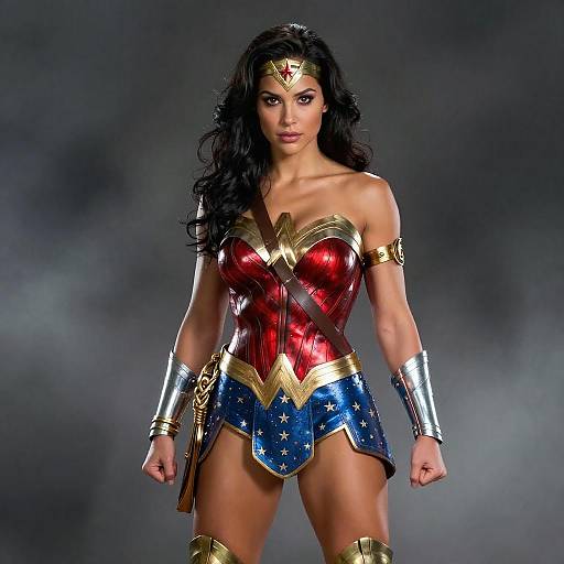Confident Wonder Woman Digital Artwork
