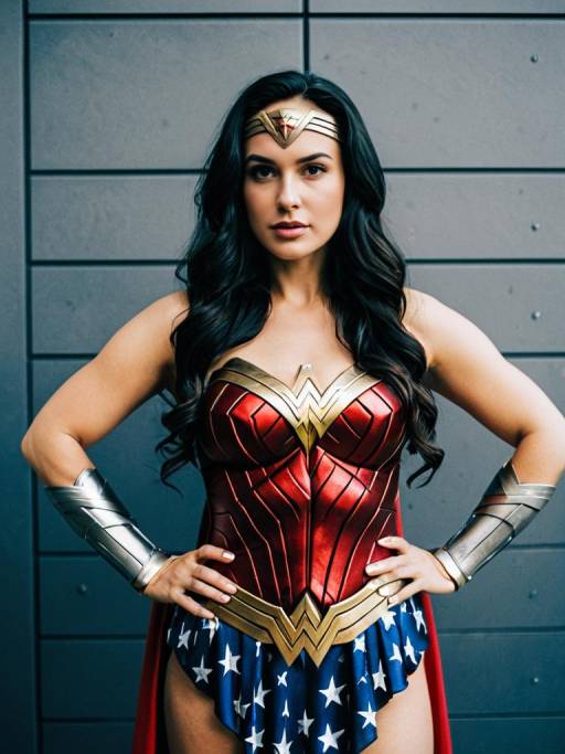 Epic Wonder Woman Editorial Cosplay Photo