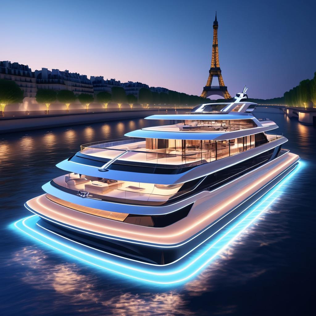 Vibrant Cruise on the Seine River