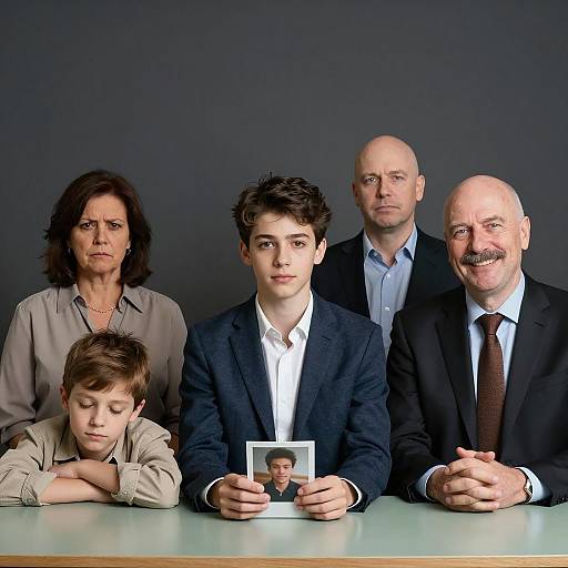 Gathering Around the Table: A Family Moment