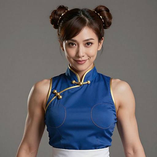 Seductive Portrait of a Muscular Milf