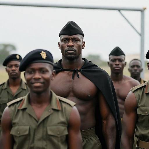 Powerful Portrait of Military Brotherhood