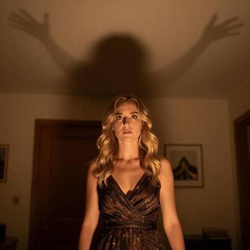 Intense Focus in a Dimly Lit Room