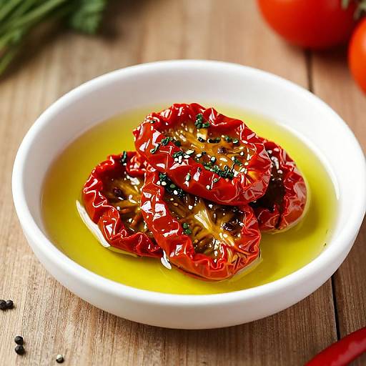 Dried Tomatoes in Herb Oil