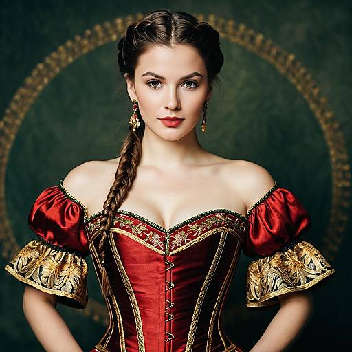 Elegant Fantasy Steampunk Portrait of a Woman