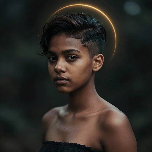 Hyperrealistic Portrait of a Young Woman