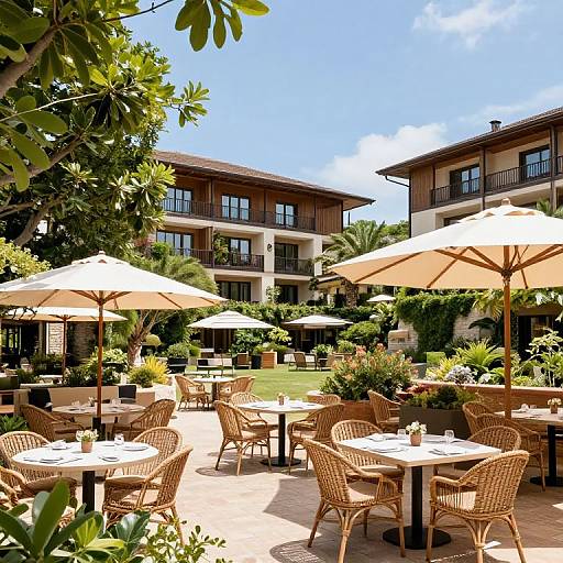 Evian Resort Terrace View