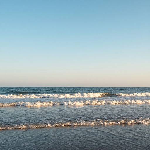 Serene Seascape of Peaceful Freedom