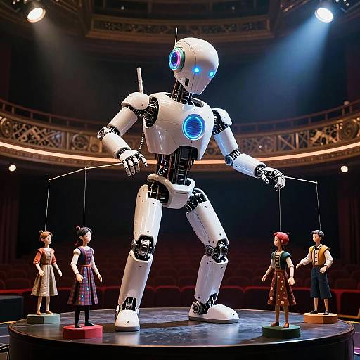 Futuristic Robotic Puppet Master