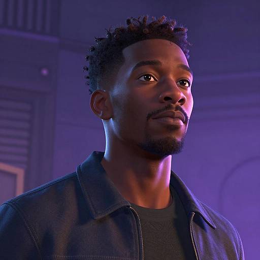 Low Angle Portrait of Lakeith Stanfield