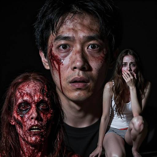 Terrifying Horror-Themed Collage Imagery