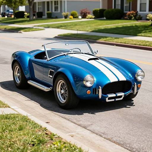 Shiny Blue 1964 Shelby AC Cobra