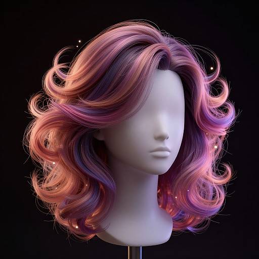 Creative AI Hairstyle 3D Visualization