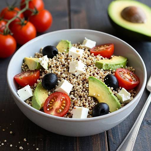 Organic Quinoa Salad with Feta