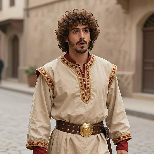 Middle Eastern man in historical costume
