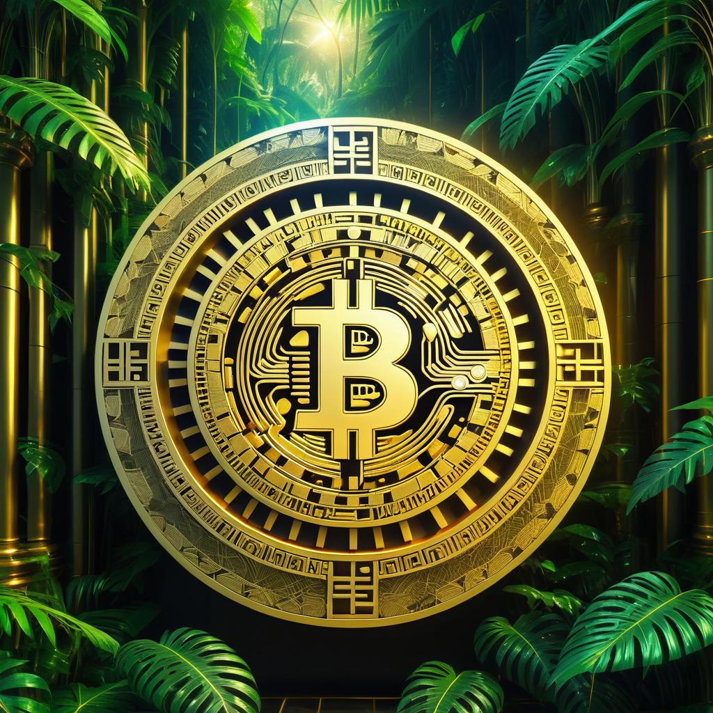 Ancient Bitcoin Artifact in Jungle Temple