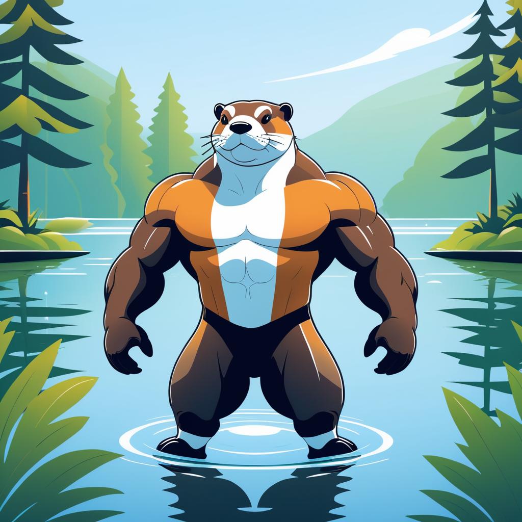 Buff Otter Champion by the Lake