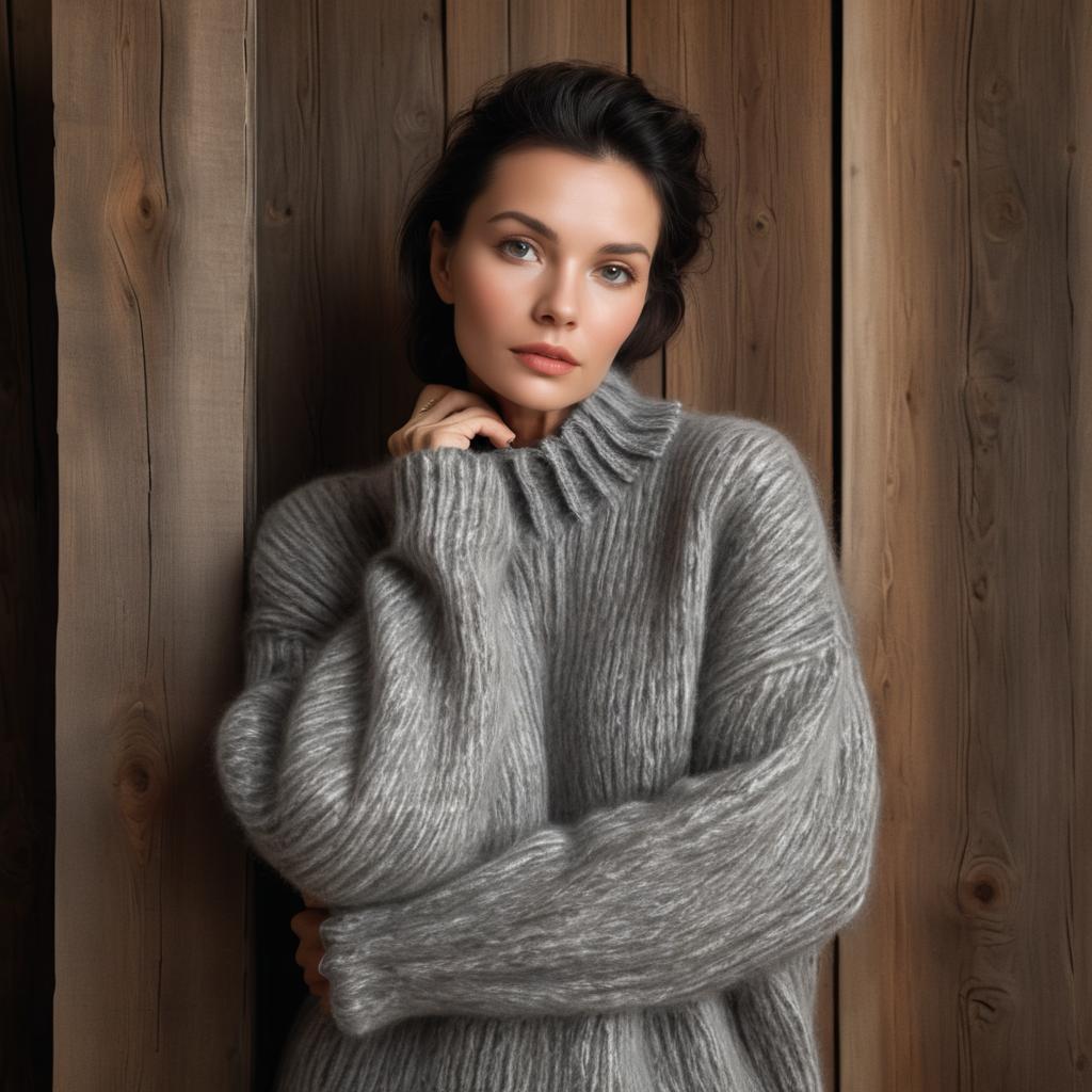 Cozy Elegance: Editorial Knitwear Photography