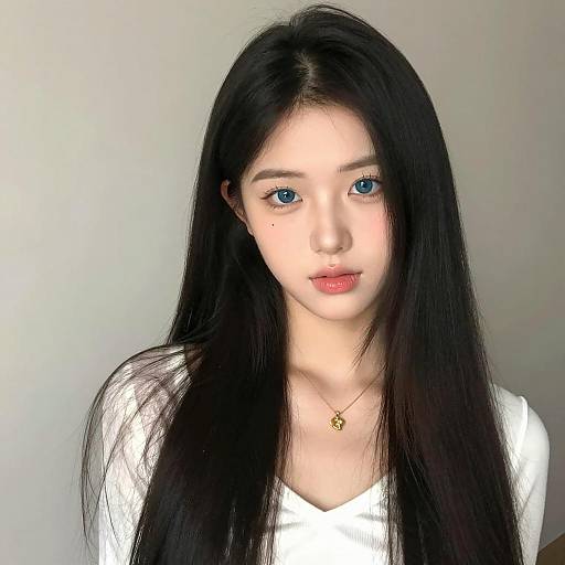 Photorealistic Portrait of Asian Woman