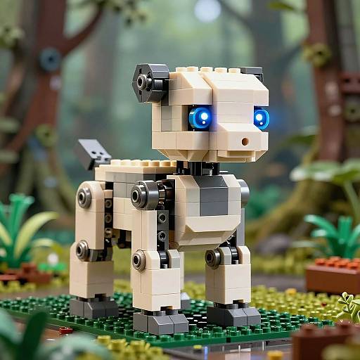 AI-Inspired LEGO Robotic Animal