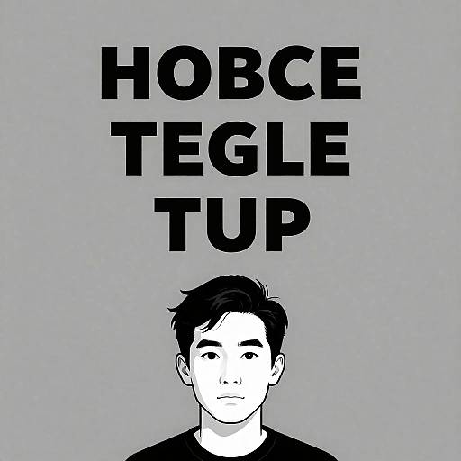 Monochrome Greyscale Comic Text Focus