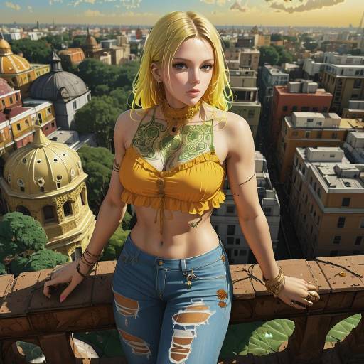 Summer Vibes with a Blonde in the City
