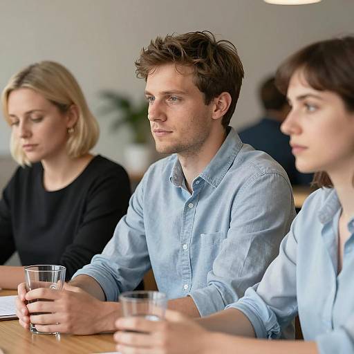 Candid Moment at a Social Gathering