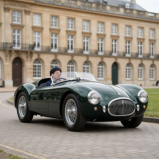1953 Jaguar C-Type on Cobblestone