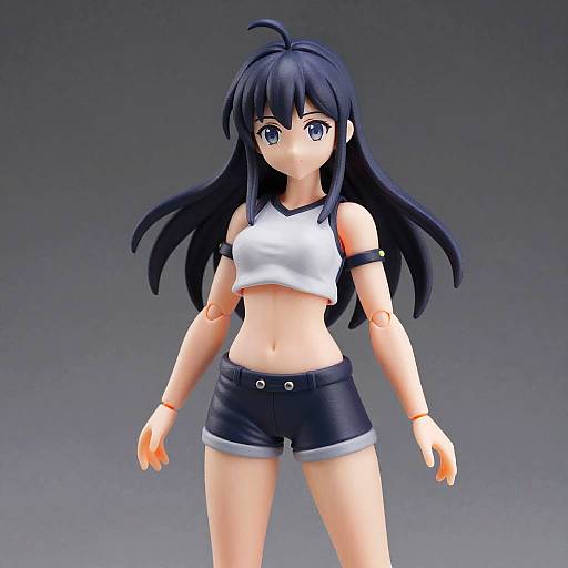 Realistic 3D Figma Girl Render