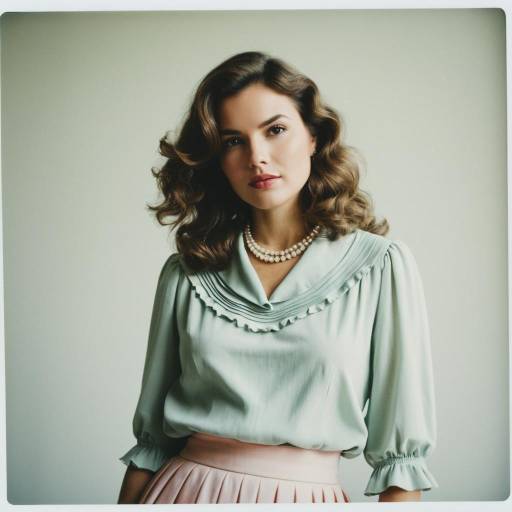 Classic French Vintage Style Woman