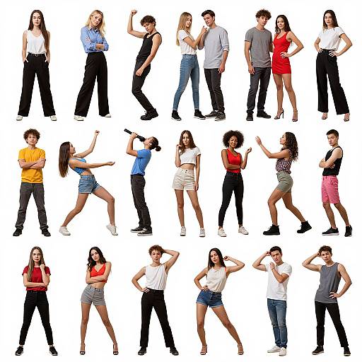 Photorealistic Human Pose Reference Database