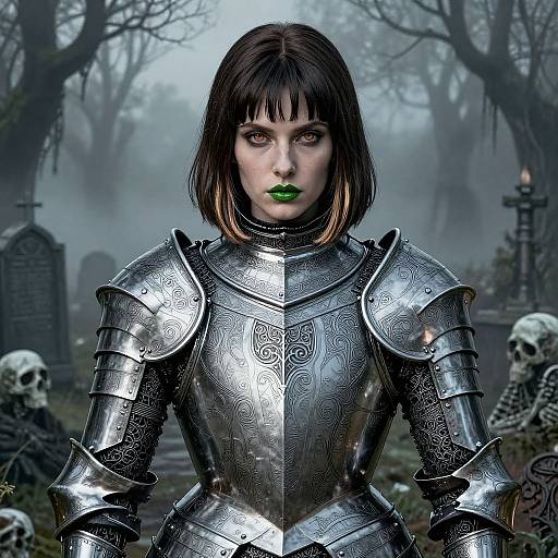 Gothic Duchess in Ornate Armor