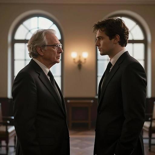 Confrontation in a Dimly Lit Room