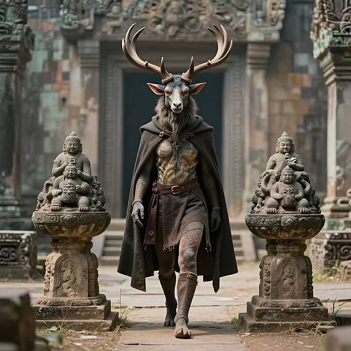 Keeper of Balance in Ancient Ruins