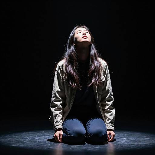 Illuminated Reflection in Darkness