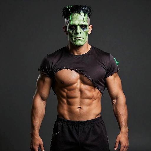 Muscular Frankenstein Halloween Costume