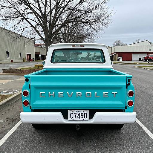 Vivid Turquoise 1954 Chevrolet Truck