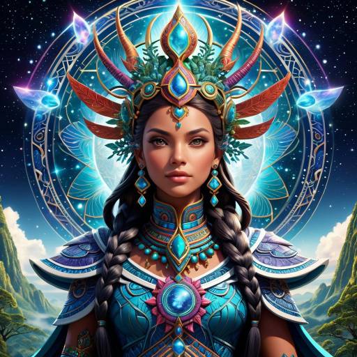 Celestial Queen: Surreal Cinematic Portrait