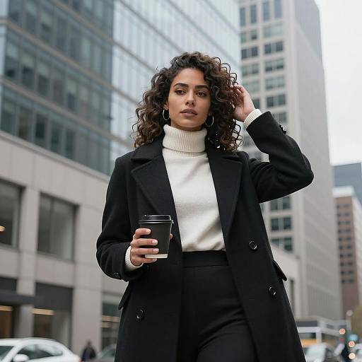 Urban Elegance: A Modern Woman's Portrait